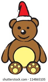 Christmas teddy bear