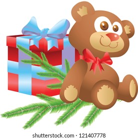 christmas teddy bear gift