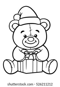 Christmas Teddy Bear With