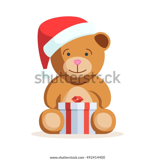 teddy bear with gift box