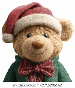 Navidades osito de peluche ilustración Vector

