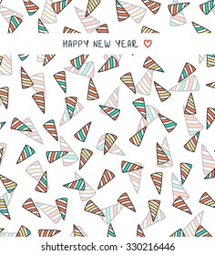 Christmas template of a background for the text. Design of festive cards.