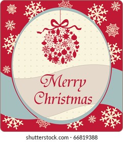 Christmas template card
