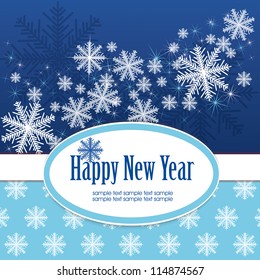 Christmas template frame design for greeting card. vector illustration