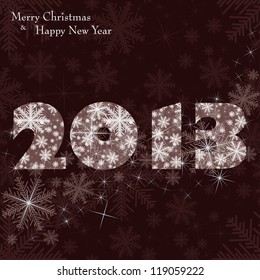 Christmas template frame. vector illustration
