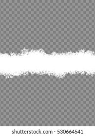 Christmas template Snowflakes border. EPS 10 vector file included