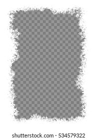 Christmas template Snowflakes border. EPS 10 vector file included
