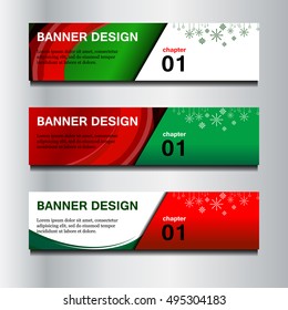 Christmas templates banner backgrounds, vector illustration