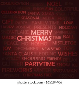 Christmas text background