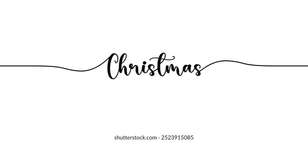 Vector de diseño de texto de Navidad sobre fondo blanco