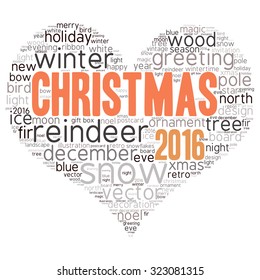 christmas -text graphics concept (word cloud)