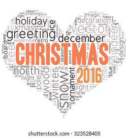 christmas -text graphics concept (word cloud)