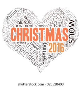 christmas -text graphics concept (word cloud)