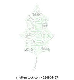christmas -text graphics concept (word cloud)