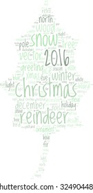 christmas -text graphics concept (word cloud)