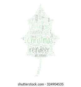 christmas -text graphics concept (word cloud)