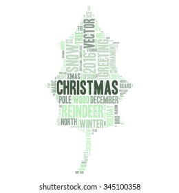 christmas -text graphics concept (word cloud)