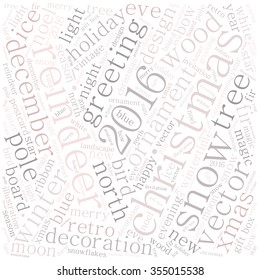 christmas -text graphics concept (word cloud)
