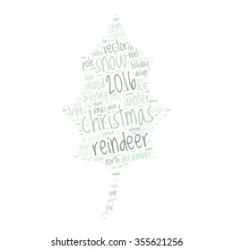 christmas -text graphics concept (word cloud)