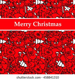 Christmas texture red white