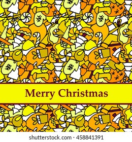 Christmas texture yellow white