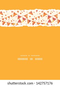 Christmas Textured Decorations Flags Vertical Torn Seamless Pattern Background