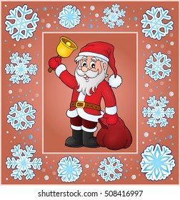 Christmas thematics greeting card 7 - eps10 vector illustration.