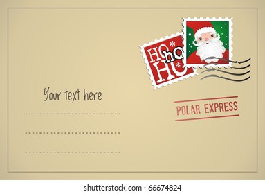 Christmas theme envelope