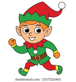 Christmas Theme Evil character Illustration Vector - Dark Holiday Art