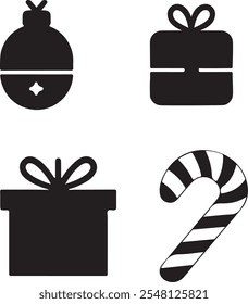 Navidades tema icono Ilustración vectorial