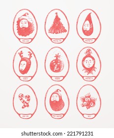 Christmas Theme Medallions