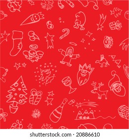 Christmas theme seamless background