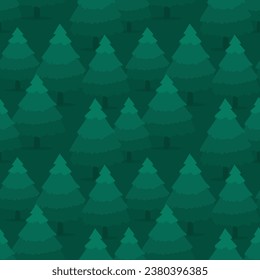 Christmas theme seamless pattern, dark green background.