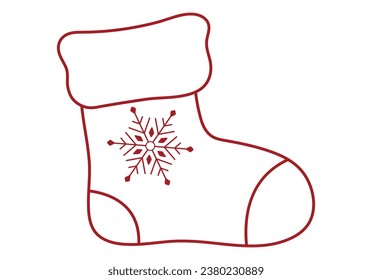Christmas Theme Vector Arts with Christmas holiday celebration simple cute icons