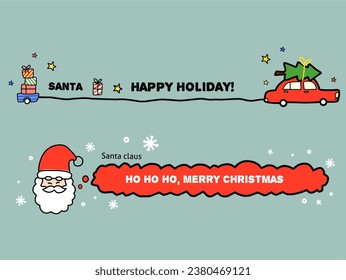 Christmas theme vector design background in simple shapes suitable for greeting cards, backgrounds, wallpapers, banners, celebrations, template