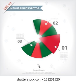 Christmas theme vector design for workflow layout, diagram, number options, web design, infographics.