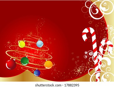 Christmas theme. Vector illustration for design.