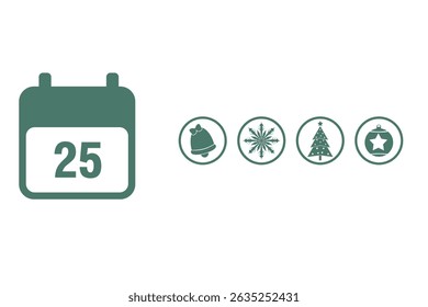 Christmas themed background, christmas icons to decorate, greeting cards, banners. vector illustration