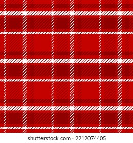 fondo de patrón de estilo de plaid con temática navideña