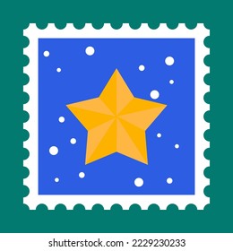 diseño de ilustración vectorial de estampado postal con tema de navidad
