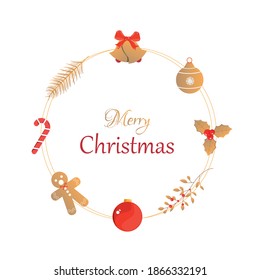 christmas things in gradient color  vector illustration 