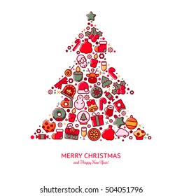 Christmas three card