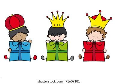 Christmas. Three Kings