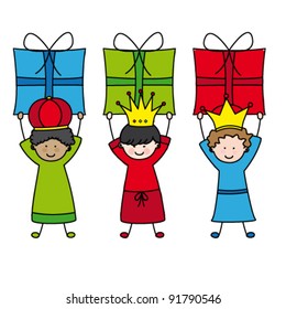 Christmas. Three Kings