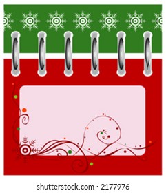 Christmas throw-over calendar