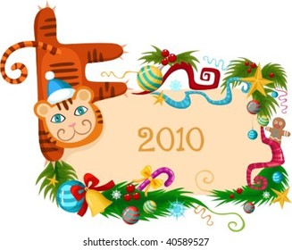 christmas tiger