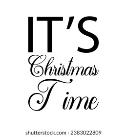 it's christmas time black letter quote