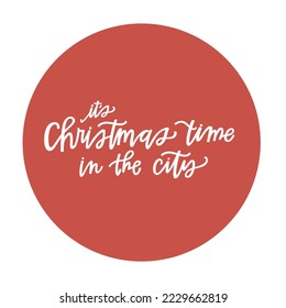 It's Christmas time in the city