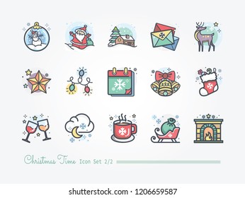 Christmas Time Icon Set