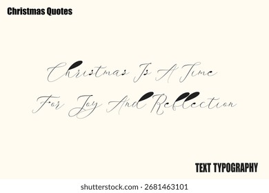 Navidades Es Un Momento De Alegría Y Reflexión Navidades Tipografía Texto Diciendo